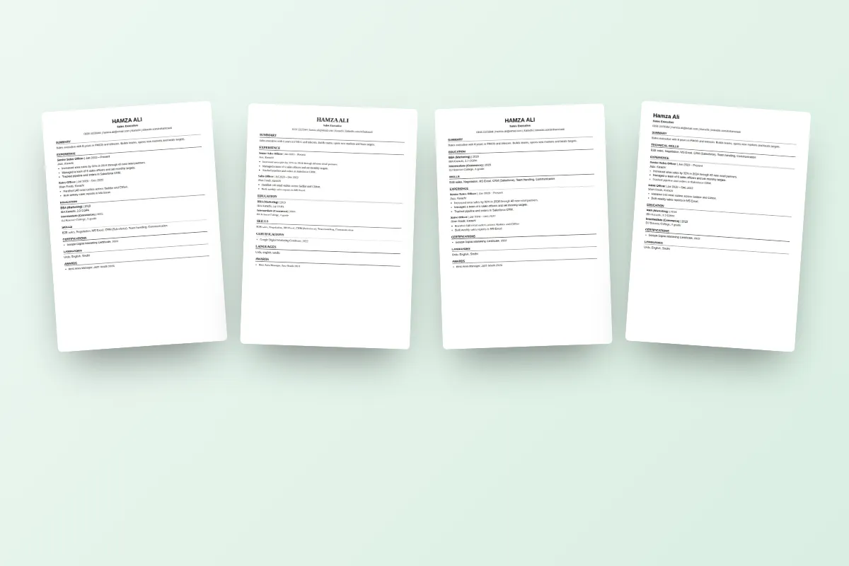 ChatWrapper ATS resume checker result with missing keywords from a pasted job ad, next to an ATS resume design preview