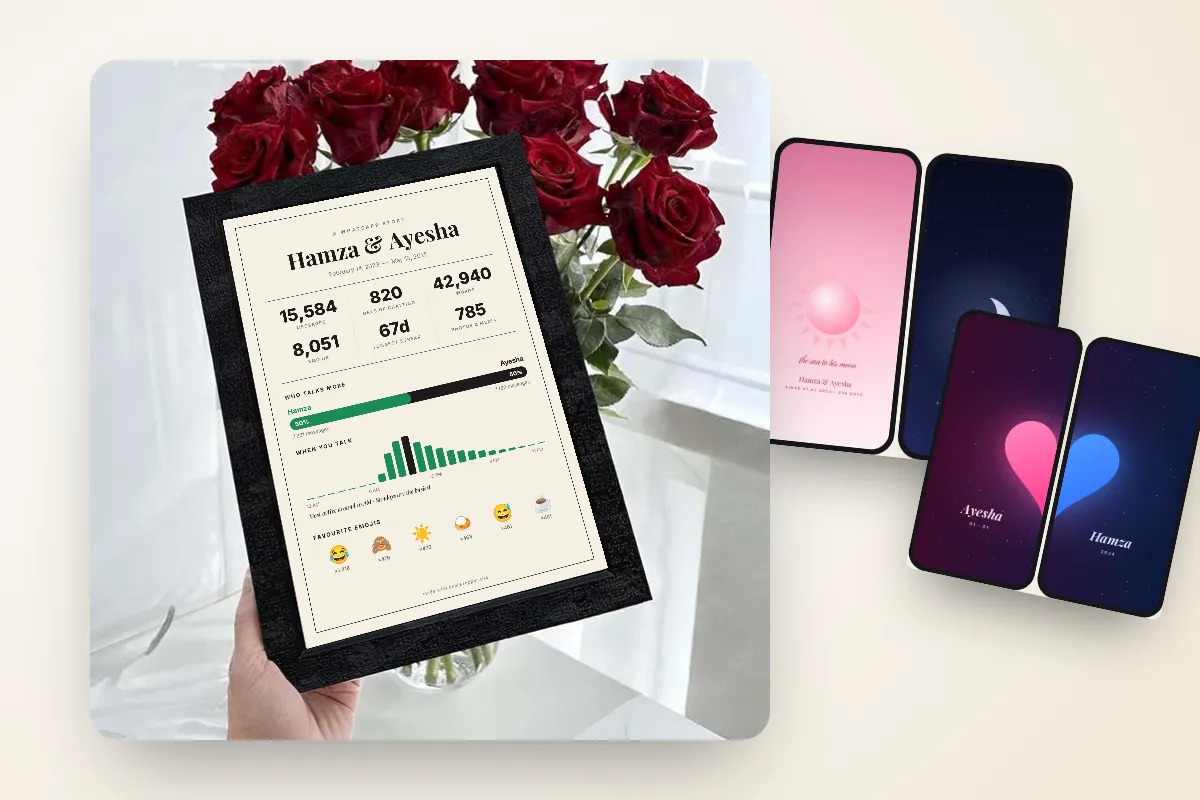 A set of ChatWrapper WhatsApp chat poster designs laid out side by side