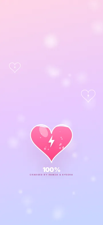 Love Battery home screen wallpaper
