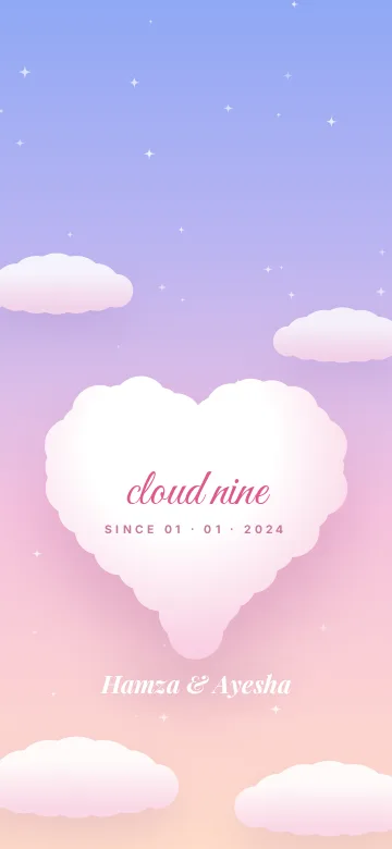 Cloud Nine lock screen wallpaper
