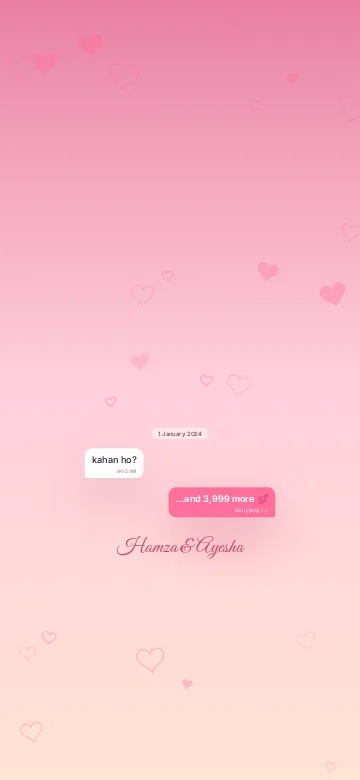 First Hello home screen wallpaper