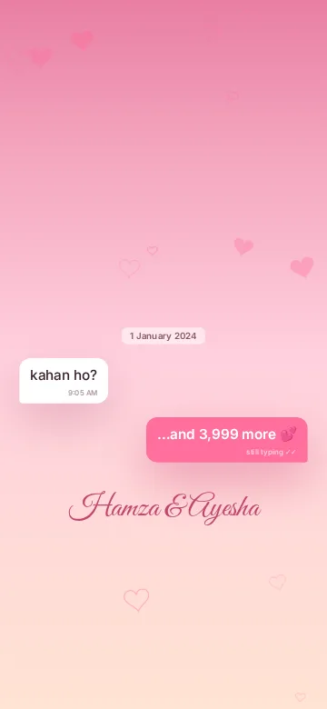 First Hello lock screen wallpaper