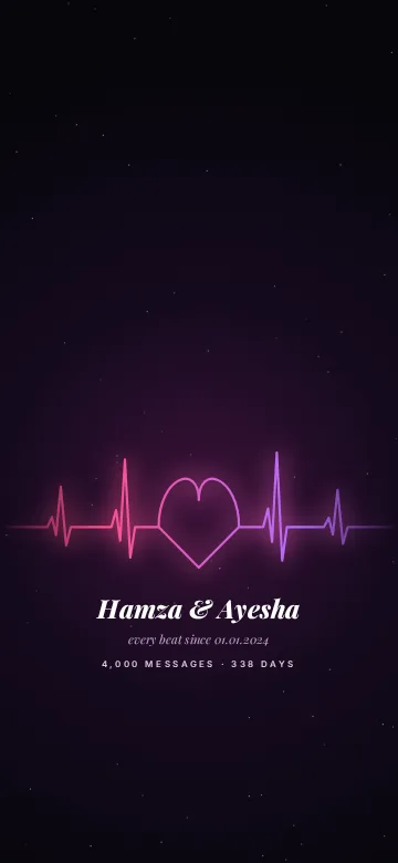 Heartbeat home screen wallpaper