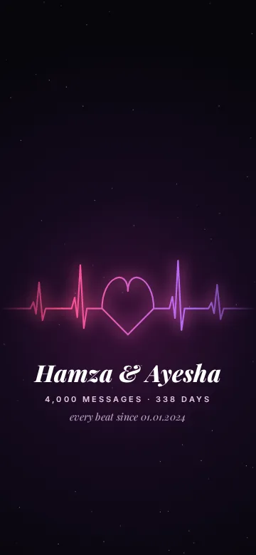 Heartbeat lock screen wallpaper
