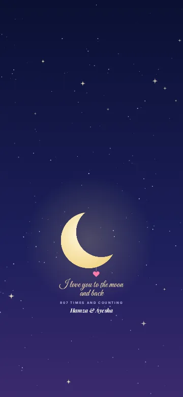 To the Moon home screen wallpaper